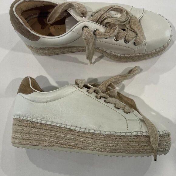 Joie Shoes - Joie Dabna Wedge Sneakers - Size 38